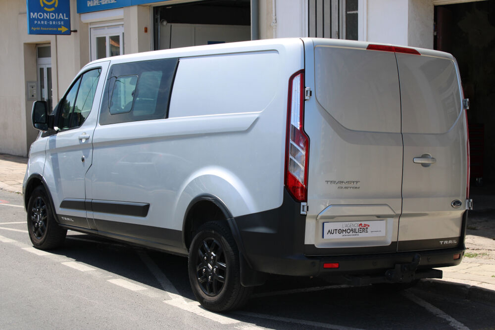 Transit Custom CABINE APPROFONDIE 2.0 ECOBLUE 130 MHEV 340L2H2 KOMBI TRAIL 2022 occasion 34200 S&egrave;te