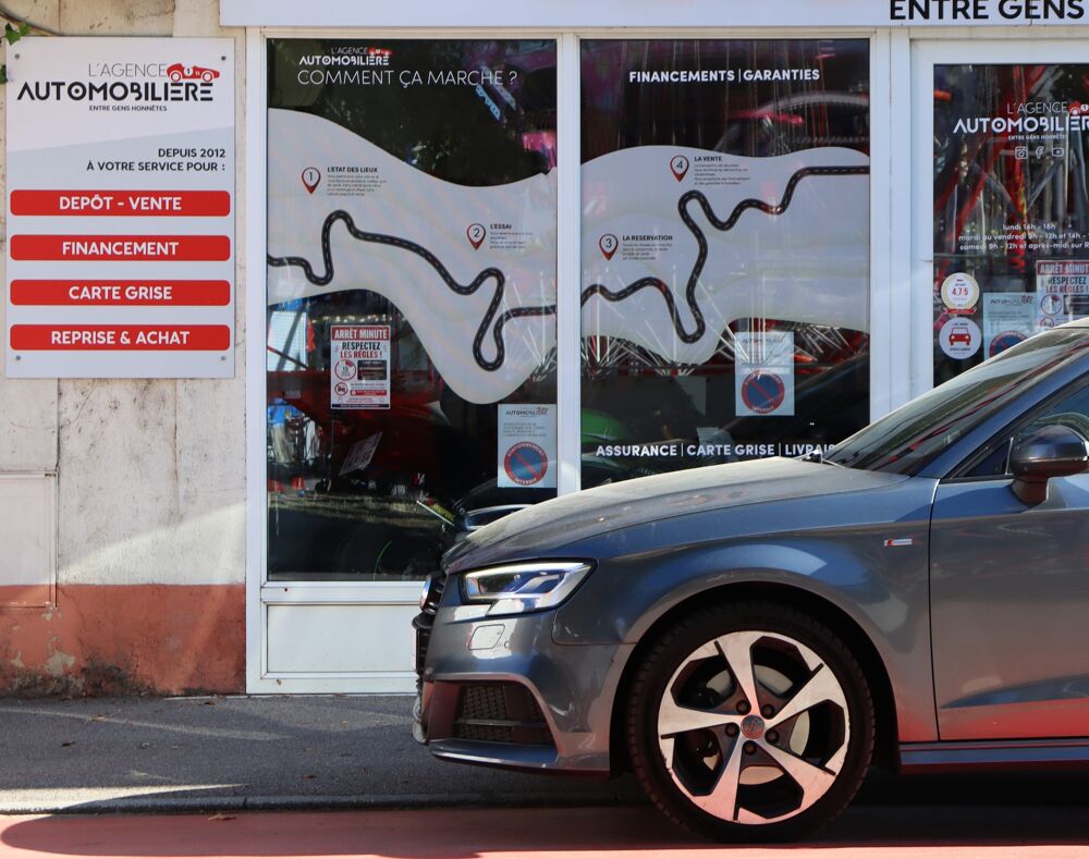 A3 Sportback 2.0 TDI 184 S-Line Plus Quattro S-Tronic7 (M&eacute;plat, 2017 occasion 88000 &Eacute;pinal
