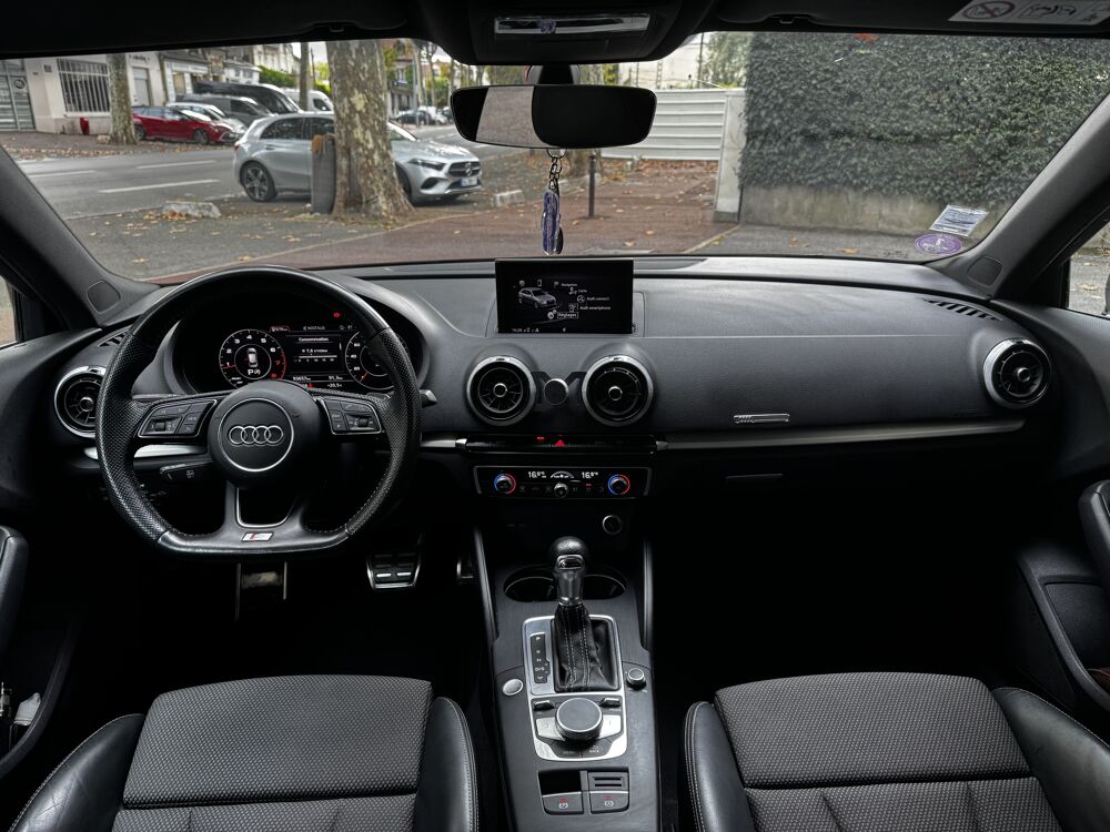A3 III (2) SPORTBACK 40 TFSI 190 S TRONIC S LINE 10CV - ENTRETI 2019 occasion 92370 Chaville