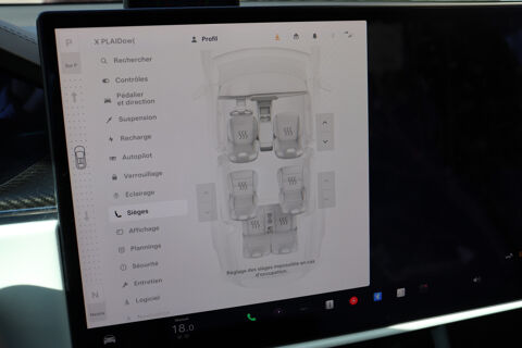Model X Plaid 1020cv AWD (6 Places, Garantie 01/2027) 2023 occasion 88000 &Eacute;pinal