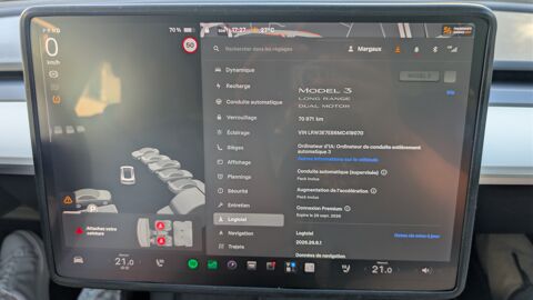 Model 3 AWD 534ch GRANDE AUTONOMIE Dual Motor AWD 2021 occasion 91120 Palaiseau
