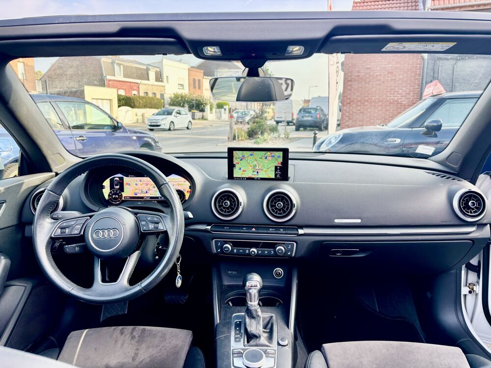 A3 CABRIOLET ( VIRTUAL COCKPIT ) ( PHASE 2 ) BVA 1.5 TSI 115CV 2017 occasion 59300 Valenciennes