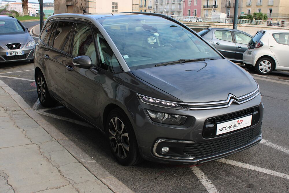 Grand C4 Spacetourer 130 S&S EAT8 SHINE PACK ( Toit panoramique, Cam&eacute;ra de recul, 2019 occasion 34200 S&egrave;te