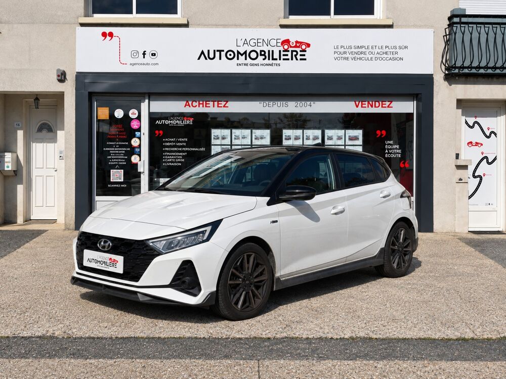 i20 1.0 T-GDi 100ch DCT-7 Hybrid N Line &eacute;dition Michel Vaillant 2021 occasion 49124 Saint-Barth&eacute;lemy-d'Anjou