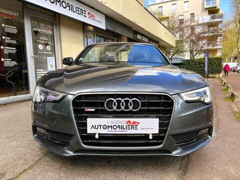 A5 (2) CABRIOLET 1.8 TFSI 170 S LINE *CUIR NAPPA NOIR, GRIS DAY 2014 occasion 92370 Chaville