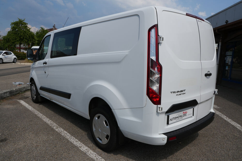 Transit Custom (2) FOURGON CABINE APPROFONDIE 2.0 ECOBLUE 130 7CV 320 L2H1 2021 occasion 01000 Saint-Denis-l&egrave;s-Bourg