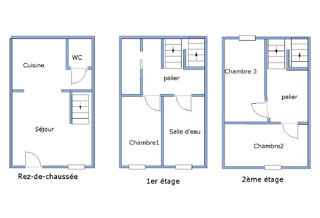  Maison � vendre 2 pi�ces 46 m�