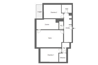  Appartement � vendre 3 pi�ces 70 m�