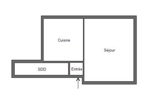  Appartement � vendre 1 pi�ce 28 m�