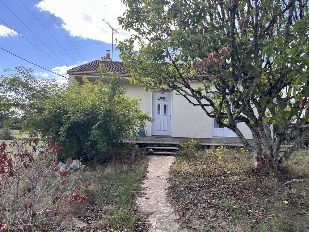 A VENDRE - Maison sur sous-sol complet 3 pièces avec garage et jardin à Chaillac