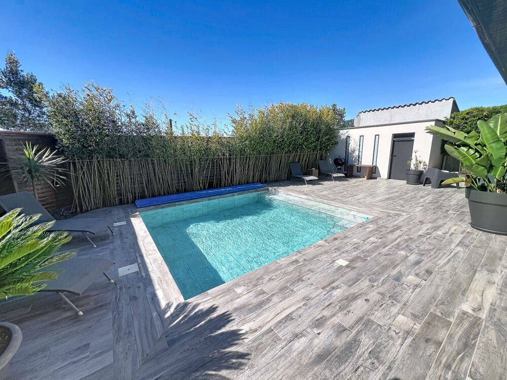 VILLA 3 FACES DE PLAIN PIED 117 M2 HBTS SUR 388 M2 DE TERRAIN -PISCINE
