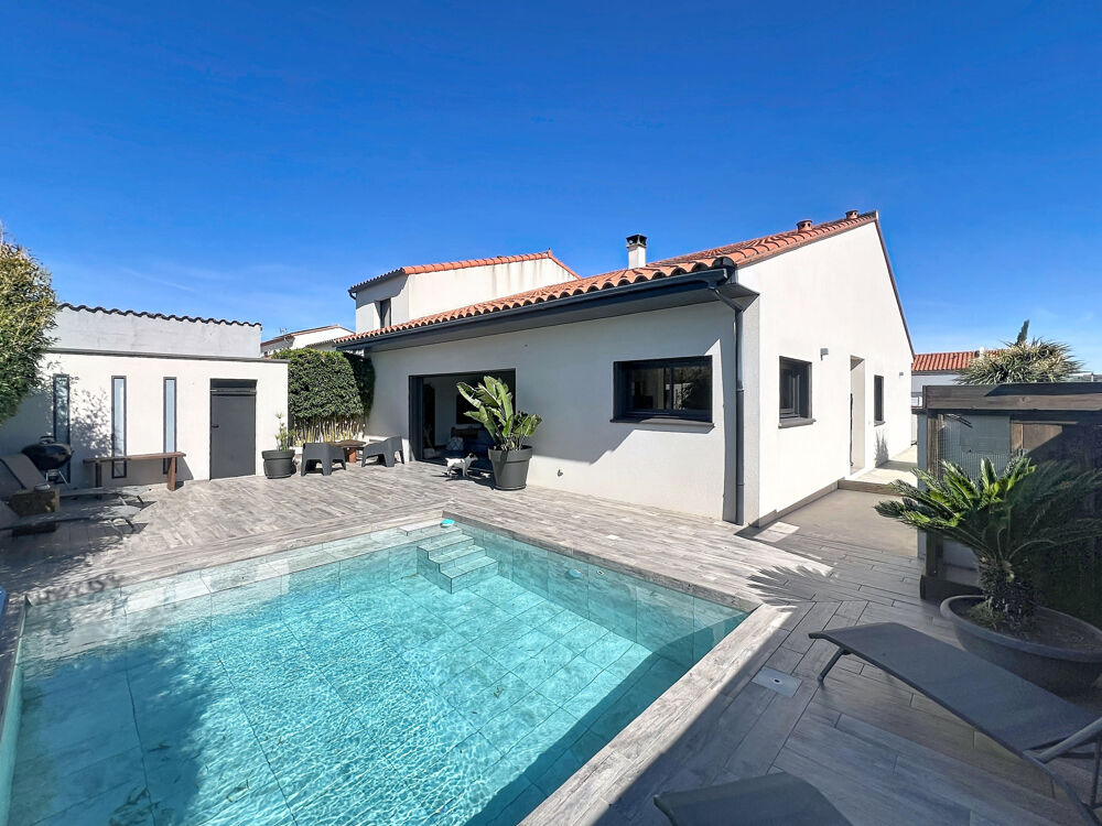 VILLA 3 FACES DE PLAIN PIED 117 M2 HBTS SUR 388 M2 DE TERRAIN -PISCINE