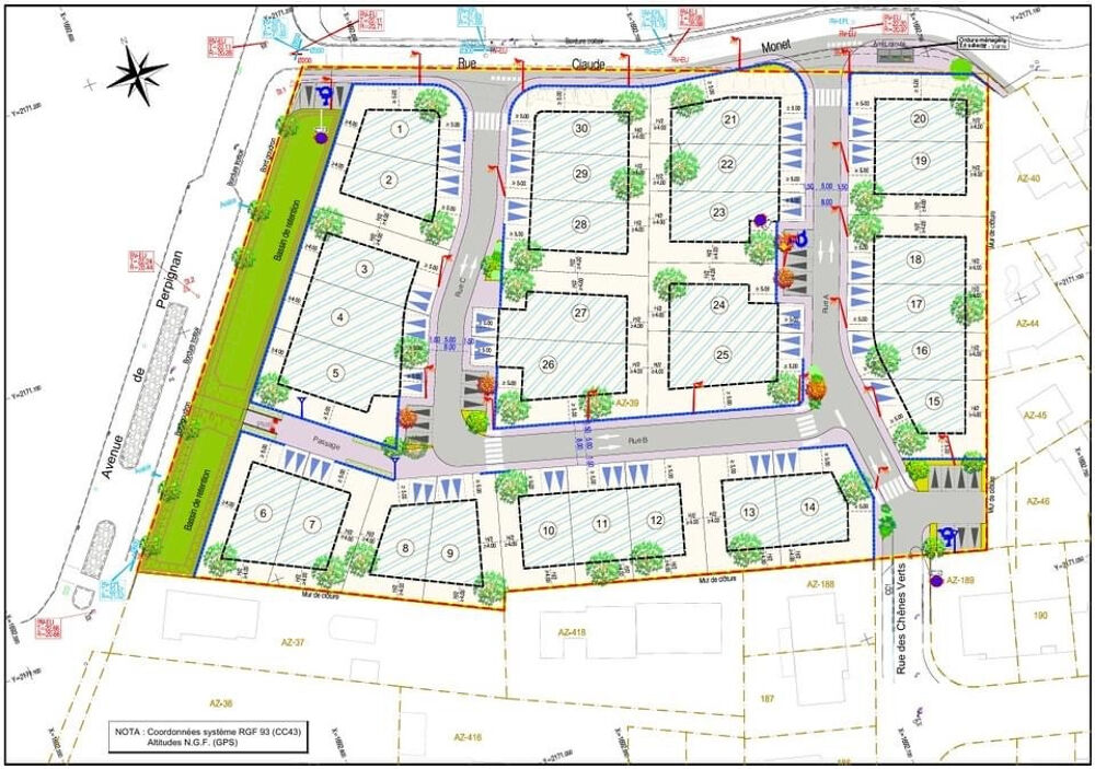 Vente Terrain NOUVEAU LOTISSEMENT  - TERRAINS A BATIR Pia