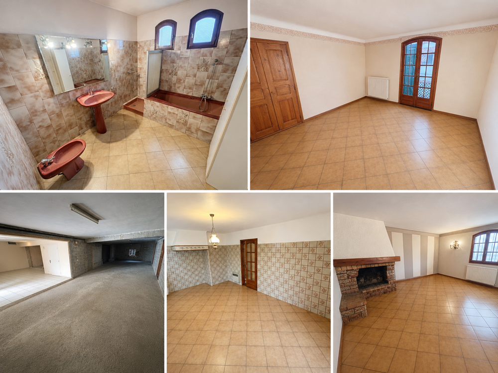 Vente Maison -VILLA 3 FACES ENV 190 M2 HBTS SUR 635 M2 DE TERRAIN -GARAGE 80 M2 - Bompas