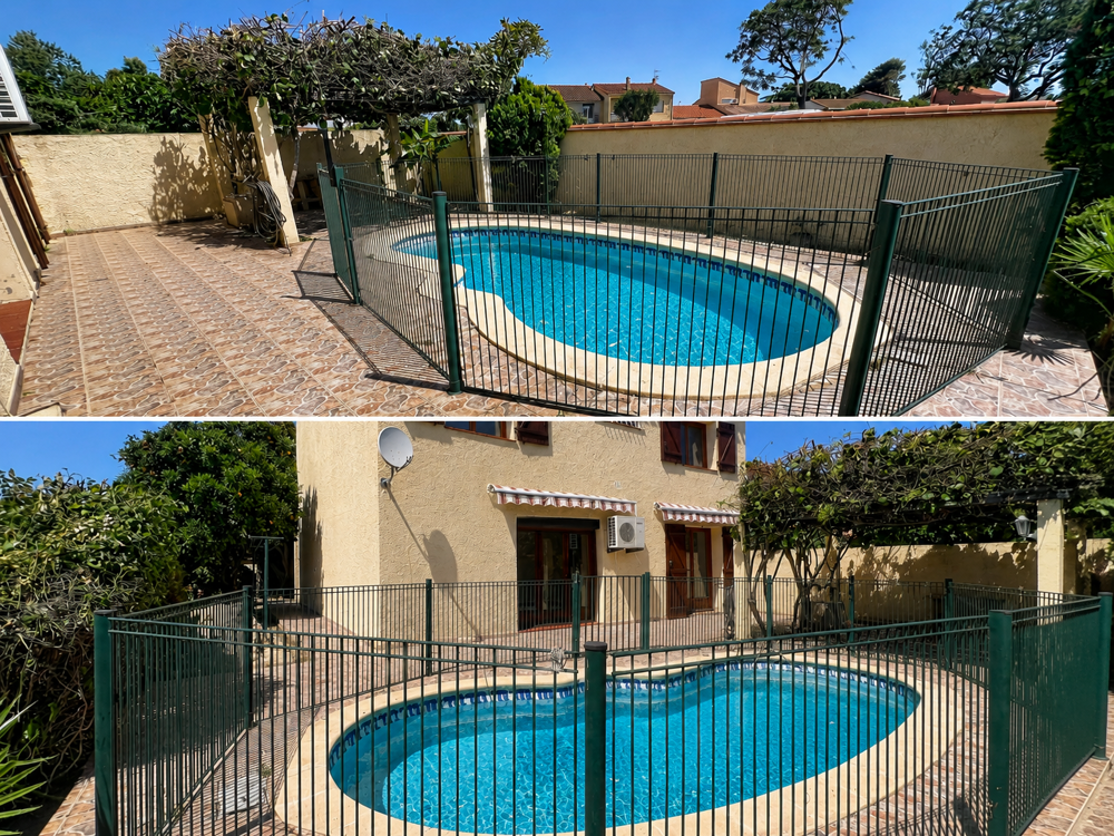 SECTEUR RESIDENTIEL - VILLA 3 FACES 112 M2 HBTS SUR 385 M2 DE TERRAIN - PISCINE ET GARAGE