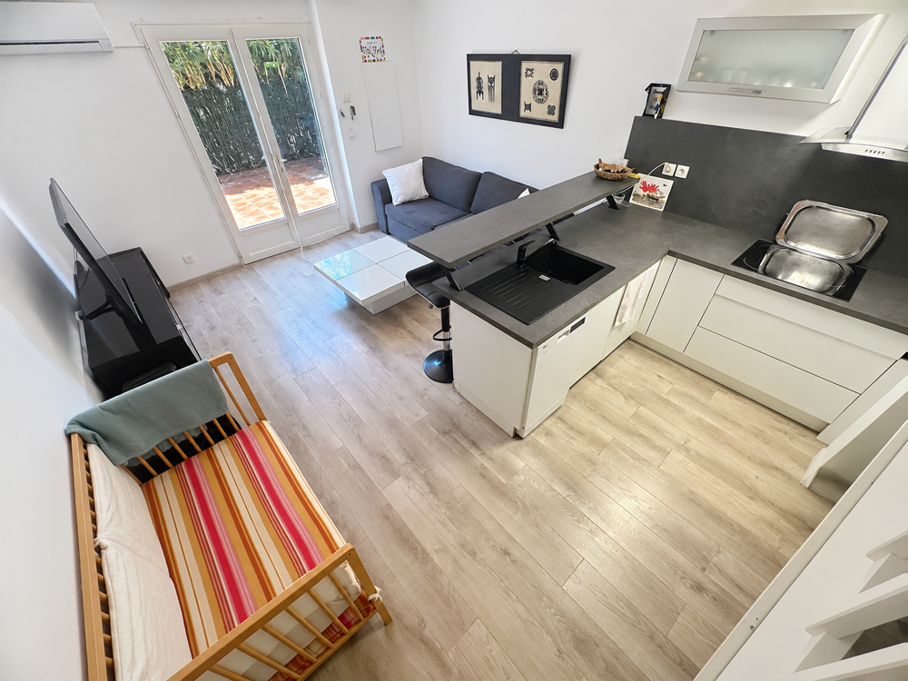 VILLAGE MARIN CATALAN - VILLA DE TYPE 2 -TERRASSE 15 M2 ET PARKING