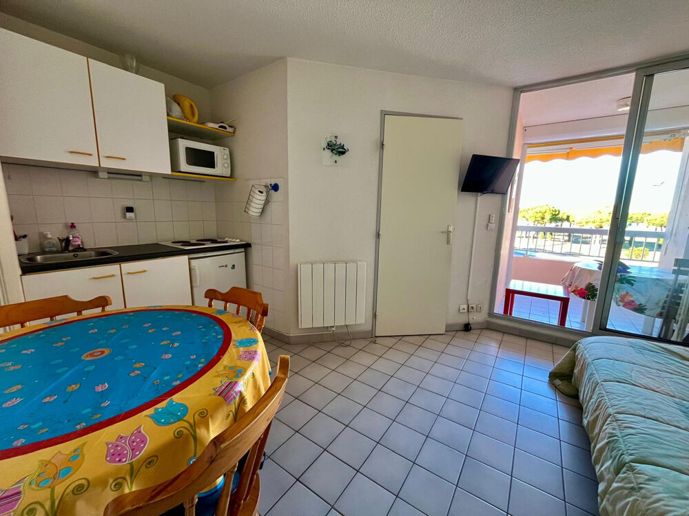 Appartement T2 cabine de 27m2 au 3eme étage avec parking - LE GRAU DU ROI