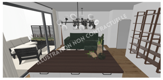  Appartement � vendre 3 pi�ces 64 m�