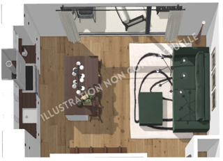  Appartement � vendre 3 pi�ces 64 m�