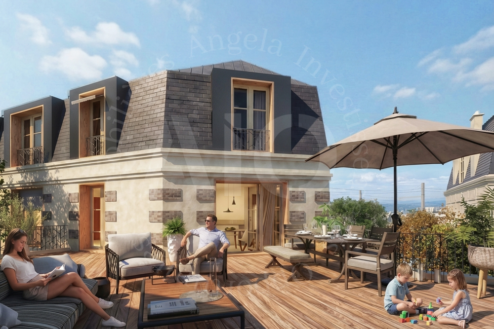 Appartement T5 de 92,14m2 situé Boulevard du couchant à Nanterre