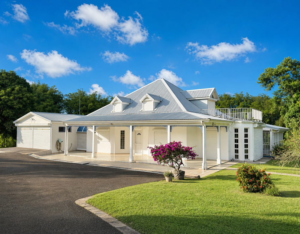 Location Maison À louer - Villa F5 meublée de 216m2 + Bungalow - Castel, Lamentin Lamentin