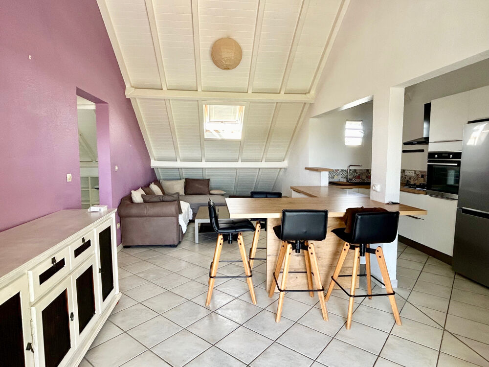 Vente Appartement À VENDRE TRÈS JOLI T2 MEUBLÉ AVEC VUE DÉGAGÉE À BAIE-MAHAULT Baie mahault