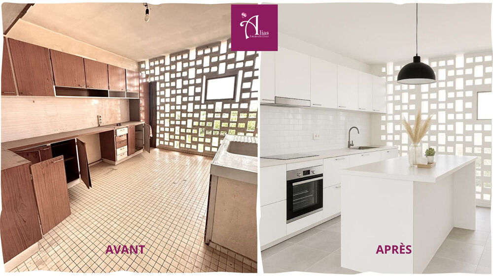 A VENDRE T5 DUPLEX de 98 m2 à RENOVER - Tour Anquetil 4 - LES ABYMES