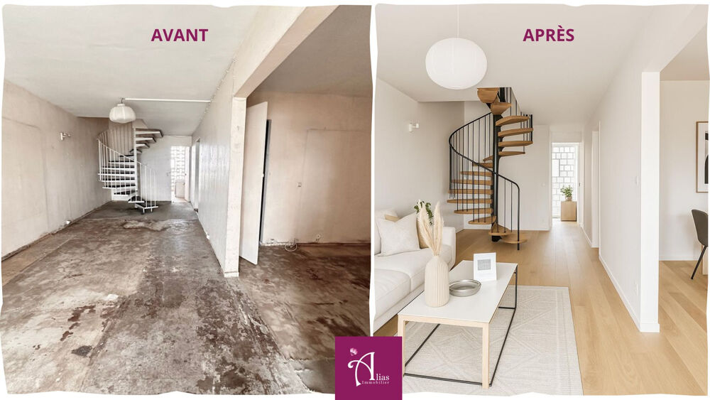 A VENDRE T5 DUPLEX de 98 m2 à RENOVER - Tour Anquetil 4 - LES ABYMES