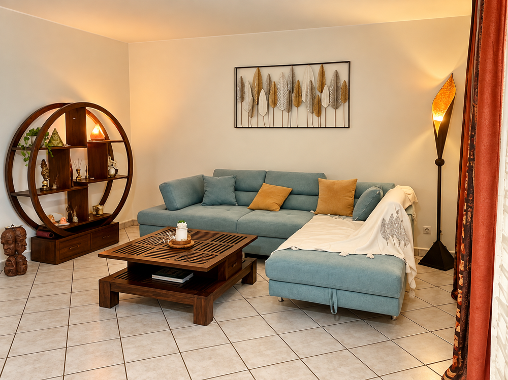 Location Appartement A louer Appartement T3 meublé Résidence avec piscine Moudong Sud Baie-Mahault Baie mahault