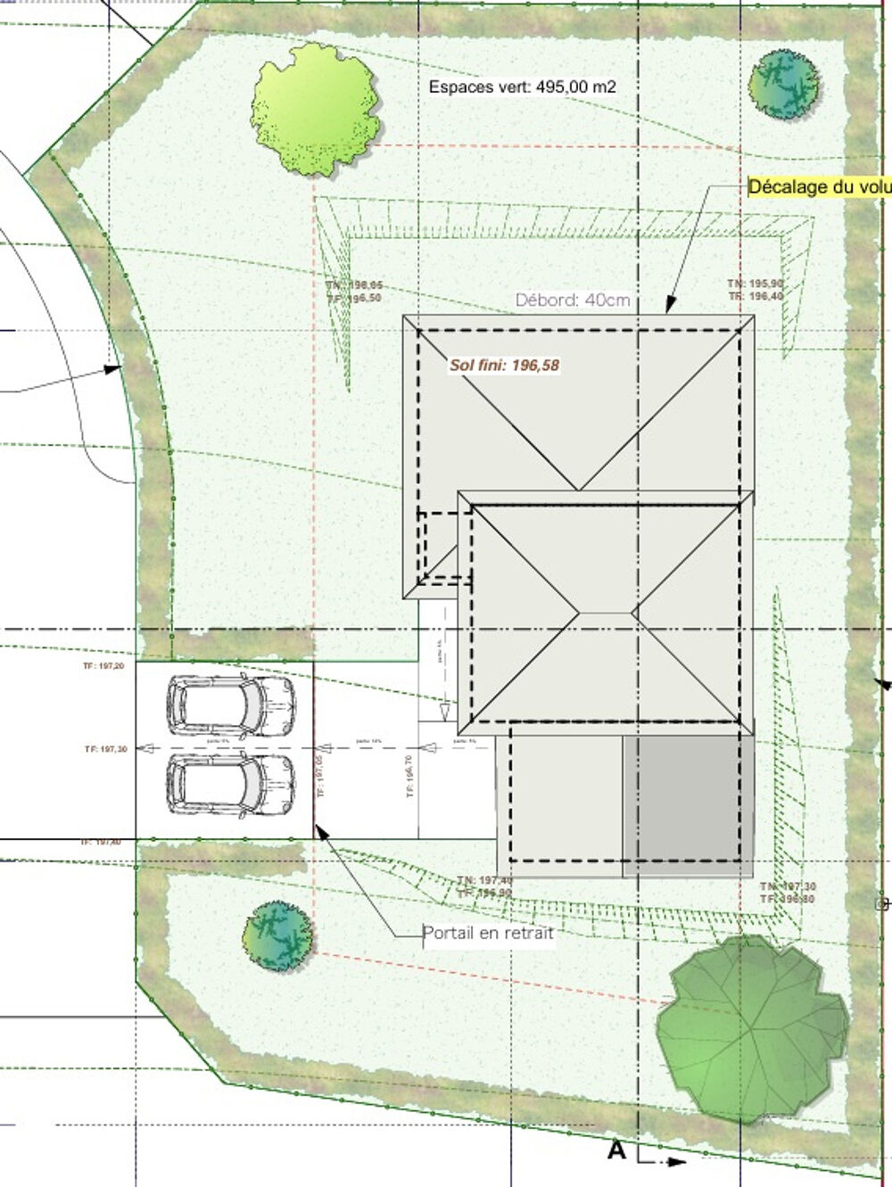 Maison neuve de 102m2 Lot 5 à Guereins