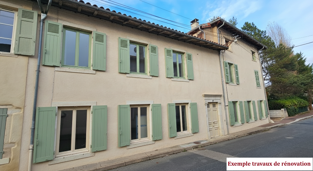 Maison à rénover composé de 4 appartements et des combles aménageables