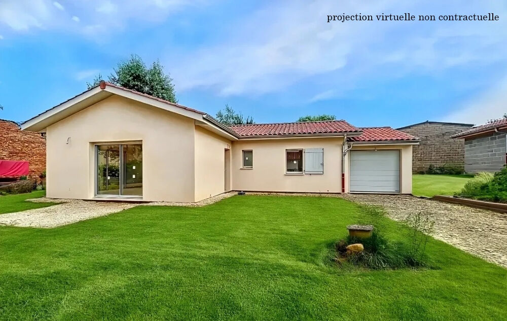 Maison neuve de 91m2 Lot 3 à Saint Trivier sur Moignans