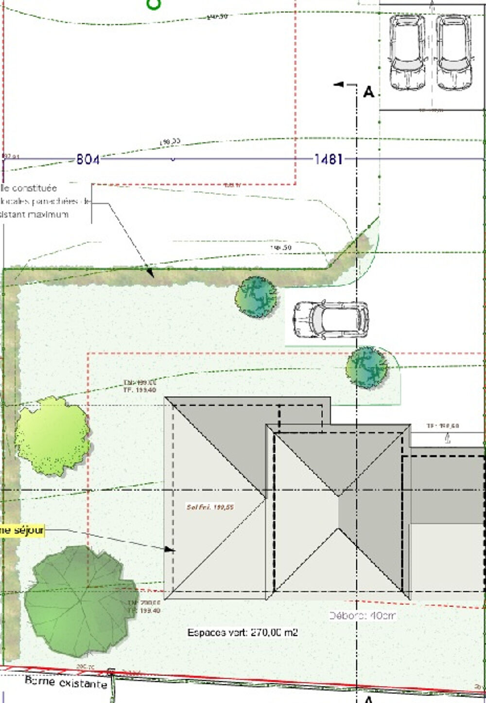 Maison neuve de 100m2 Lot 7 à Guereins