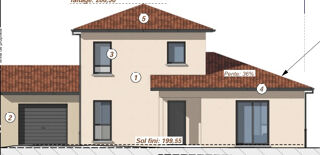 Maison 101m2 Guéreins