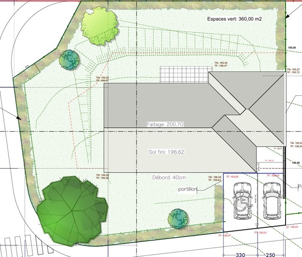Maison neuve de 92m2 Lot 1 à Guereins