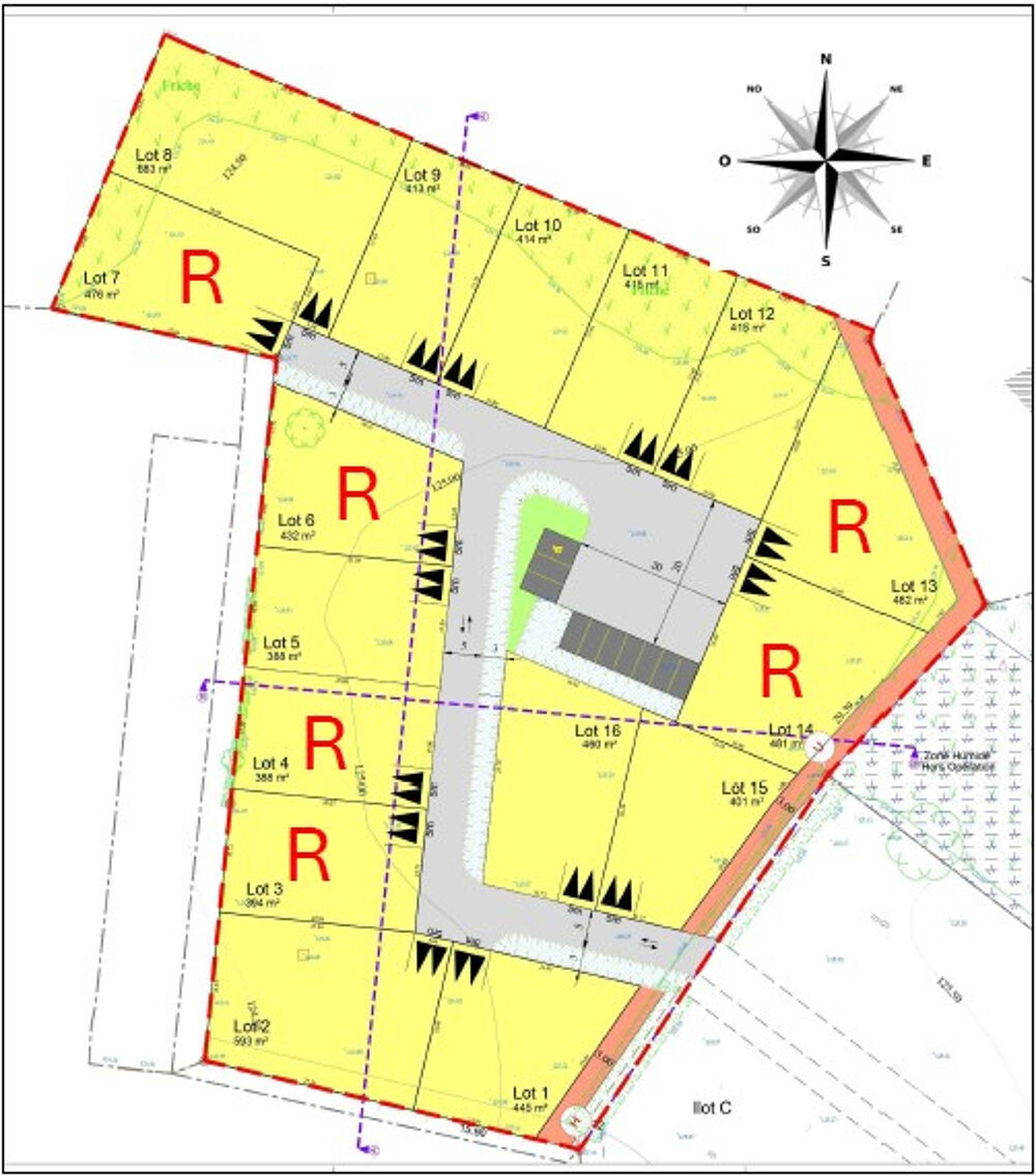 Vente Terrain Terrains à vendre viabilisés 5 km de Chemillé - Prix Attractifs - Commune de Melay ! Chemille en anjou