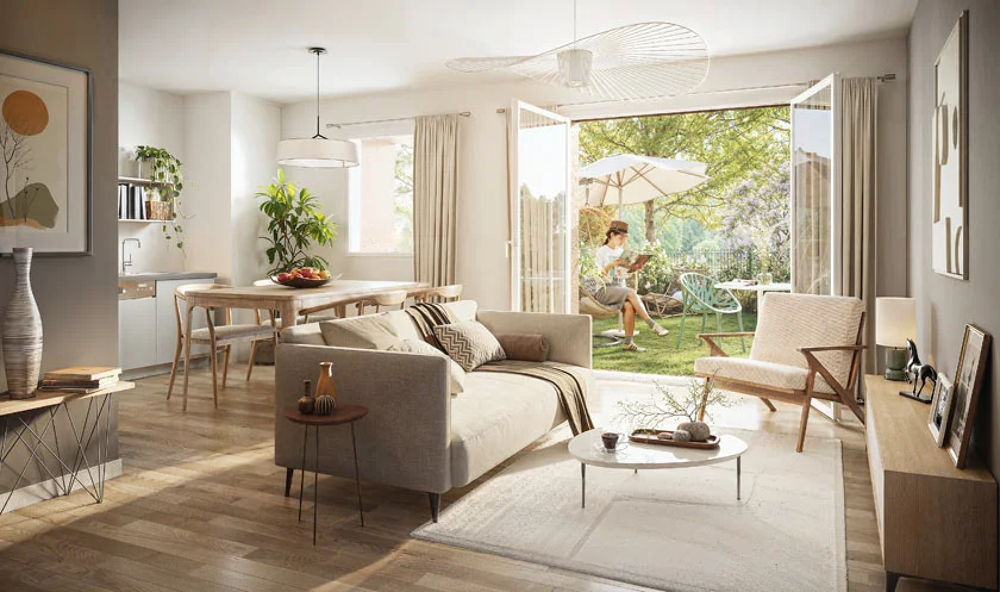 Vente Maison VIF MAISON MITOYENNE T5 DE 109m2 donnant sur terrasse de 31m2 et beau jardin de 157m2 Vif