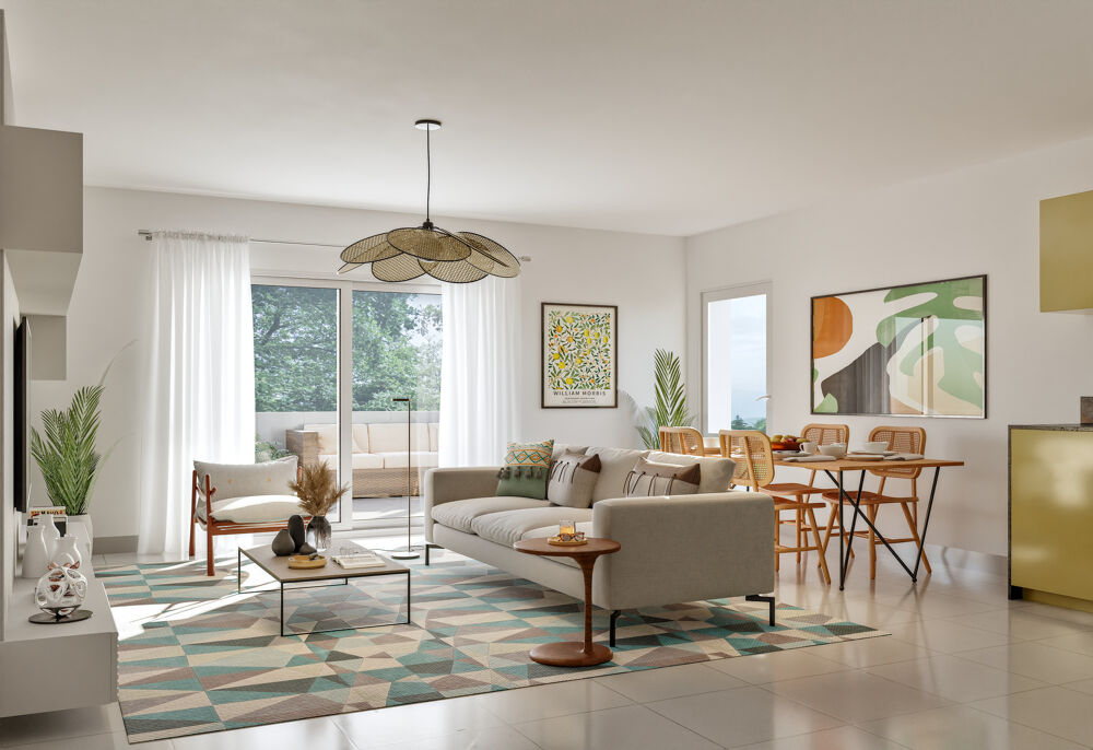 Vente Appartement MOIRANS T4 DE 77M2 DONNANT SUR TERRASSE DE 15M2 Moirans