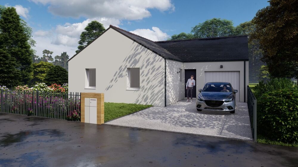 Projet de construction d'une maison 80 m² avec terrain à SAINT-ETIENNE-DE-MONTLUC (44)