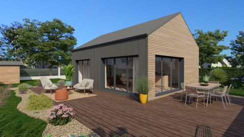 Projet de construction d'une maison bois de 85m² avec terrain à GUERANDE (44) 430000 Gurande (44350)