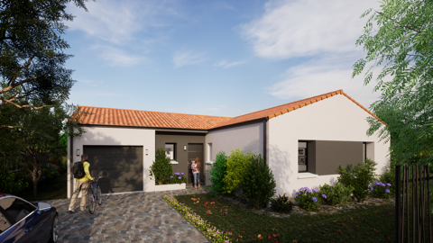 Projet de construction d'une maison neuve de 92.96 m² avec terrain à L'AIGUILLON-SUR-VIE (85) 241420 L'Aiguillon-sur-Vie (85220)