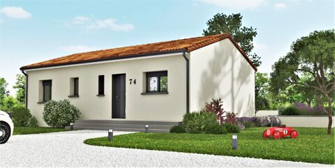Projet de construction d'une maison 74 m² avec terrain à SALVAGNAC (81) au prix de 194575. 194575 Salvagnac (81630)