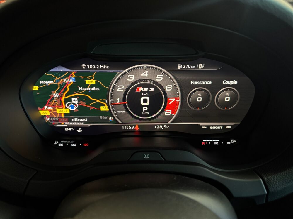 RS3 II (2) SPORTBACK 2.5 TFSI 400 QUATTRO S TRONIC 2018 occasion 64121 Serres-Castet