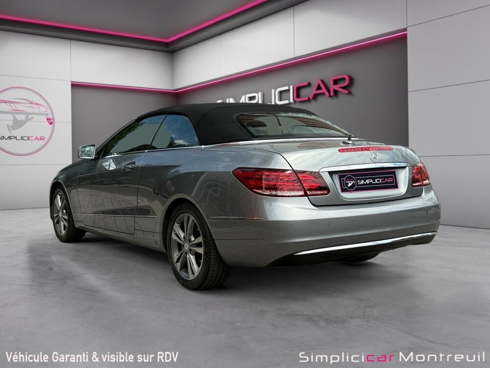 Classe E E 200 CABRIOLET 2013 occasion 93100 Montreuil