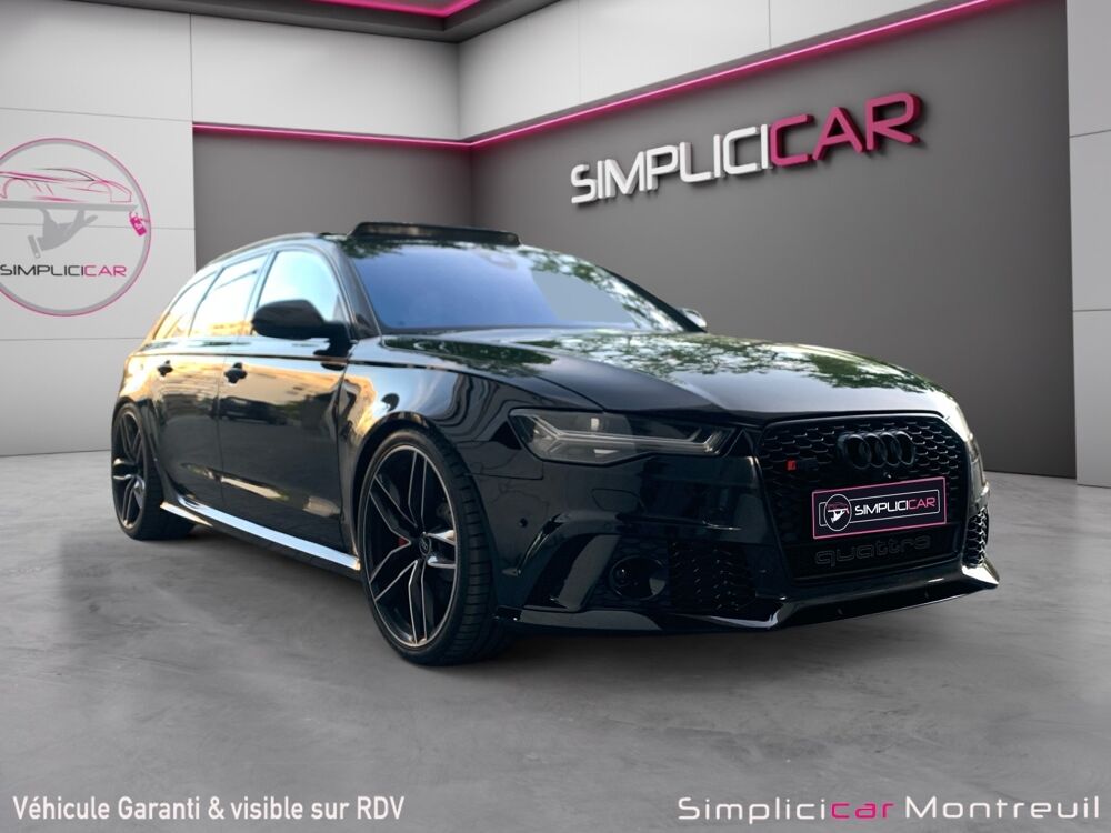 RS6 AVANT 4.0 TFSI V8 PERFORMANCE QUATTRO TITTRONIC 2016 occasion 93100 Montreuil