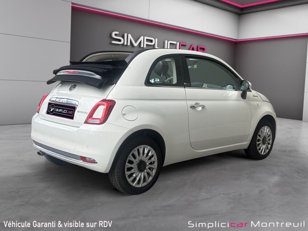 500 C 1.0 HYBRIDE 70 DOLCE VITA CABRIOLET 2023 occasion 93100 Montreuil