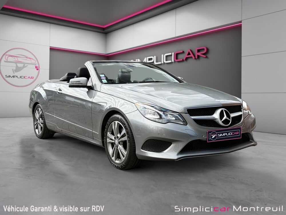 Classe E E 200 CABRIOLET 2013 occasion 93100 Montreuil