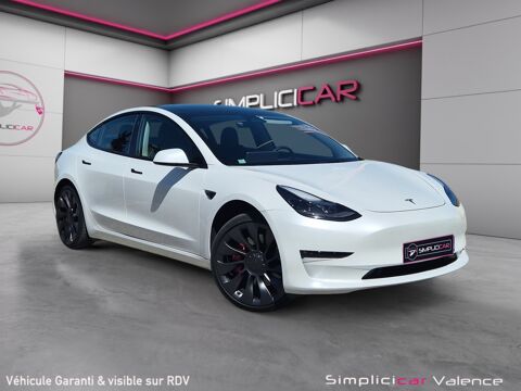 Tesla Model 3 (3) 513 PERFORMANCE AWD 2022 occasion Valence 26000