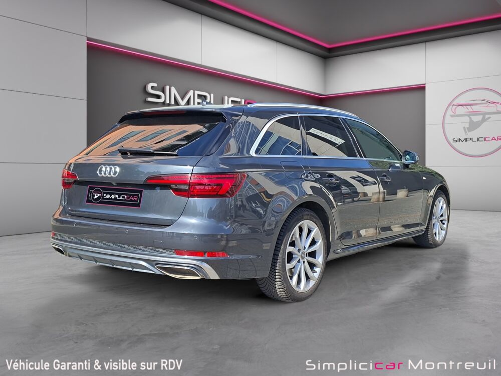 A4 AVANT 40 TDI 190 S LINE QUATTRO S TRONIC 2019 occasion 93100 Montreuil