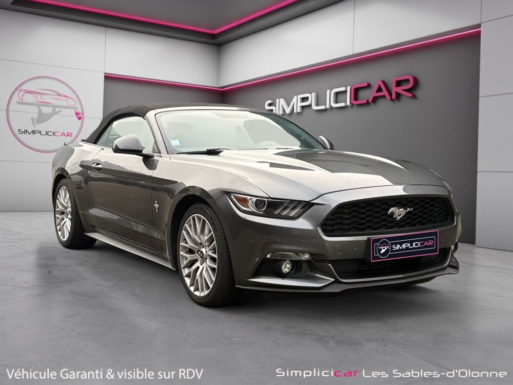 Mustang VI CABRIOLET 2.3 ECOBOOST BV6 CONVERTIBLE 2017 occasion 85340 Les Sables-d'Olonne